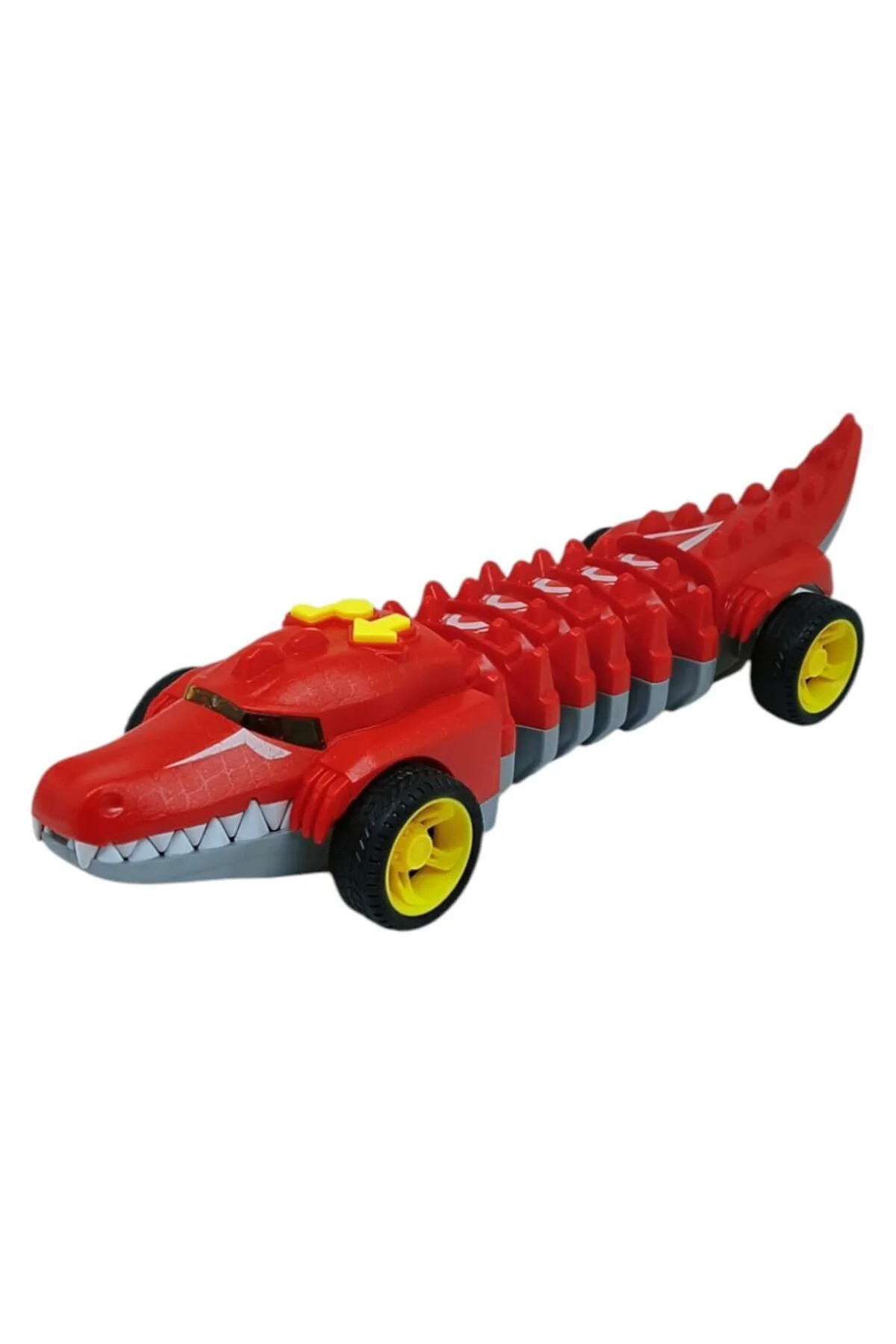 Timsah Araba - Otomatik Hareketli Sesli Işıklı 32 cm - Kırmızı Timsah - 1 ADET Timsah Araba - Otomatik Hareketli Sesli Işıklı 32 cm - Kırmızı Timsah - 1 ADET