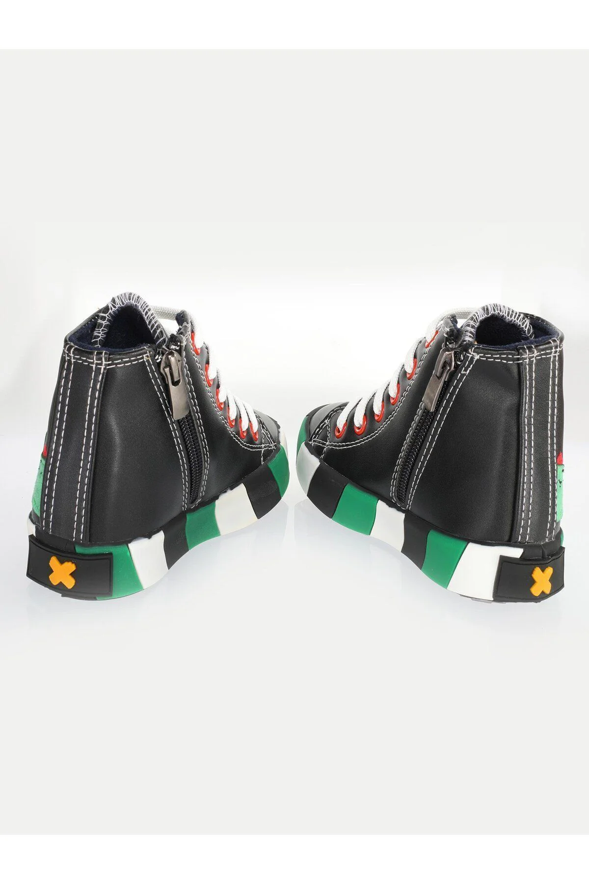 Timsah Ortopedik Destekli Siyah Erkek Çocuk Sneaker