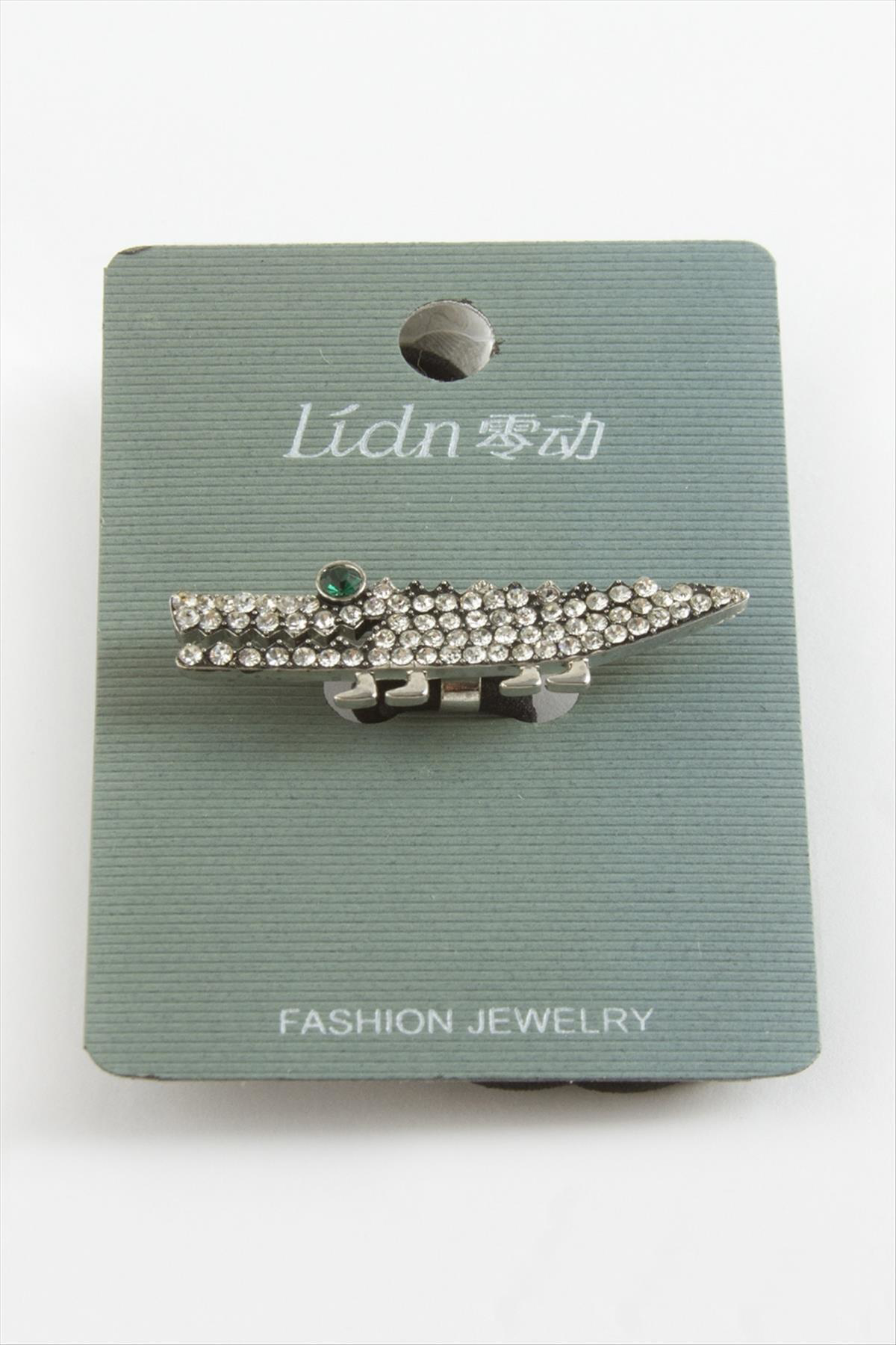 Timsah Taşlı Lastikli Toka