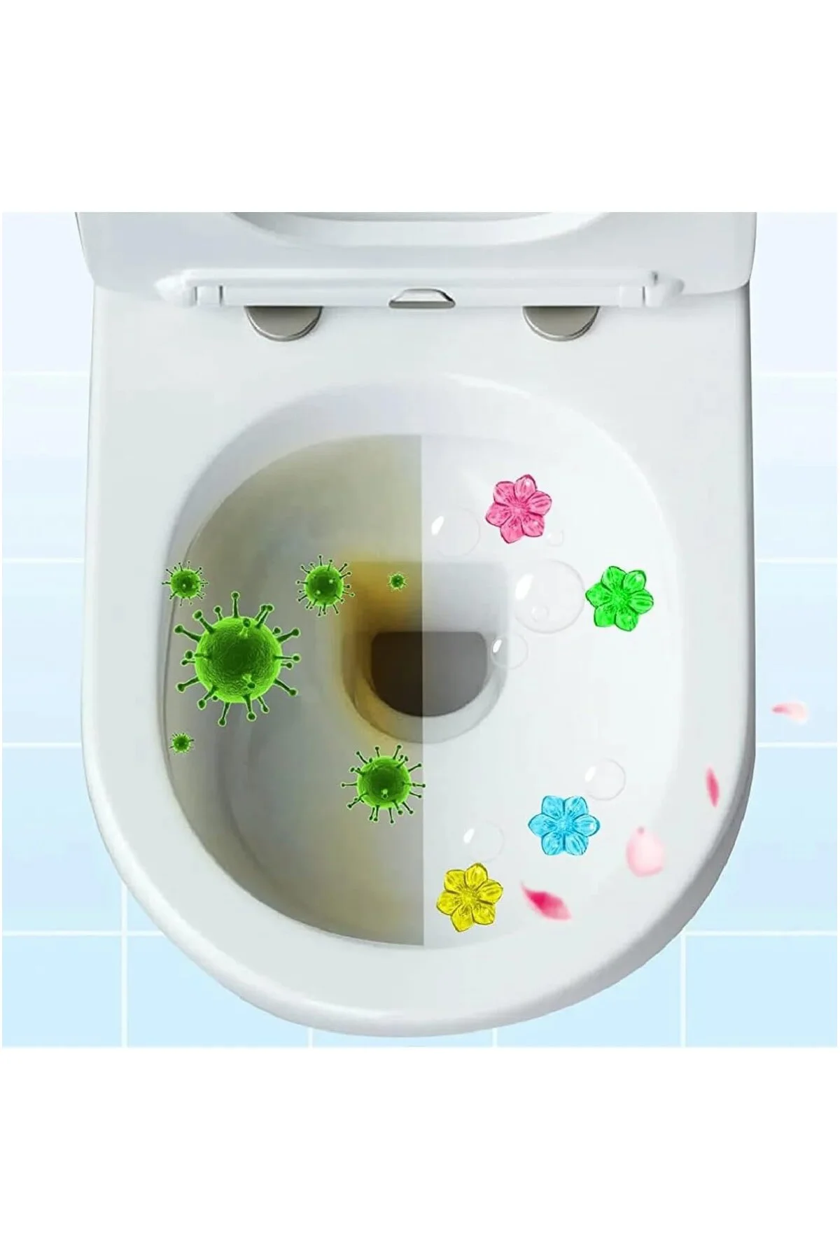 TİNEKE Wc Tuvalet Temizleme Jeli Klozet Jel Blok Koku Giderici De