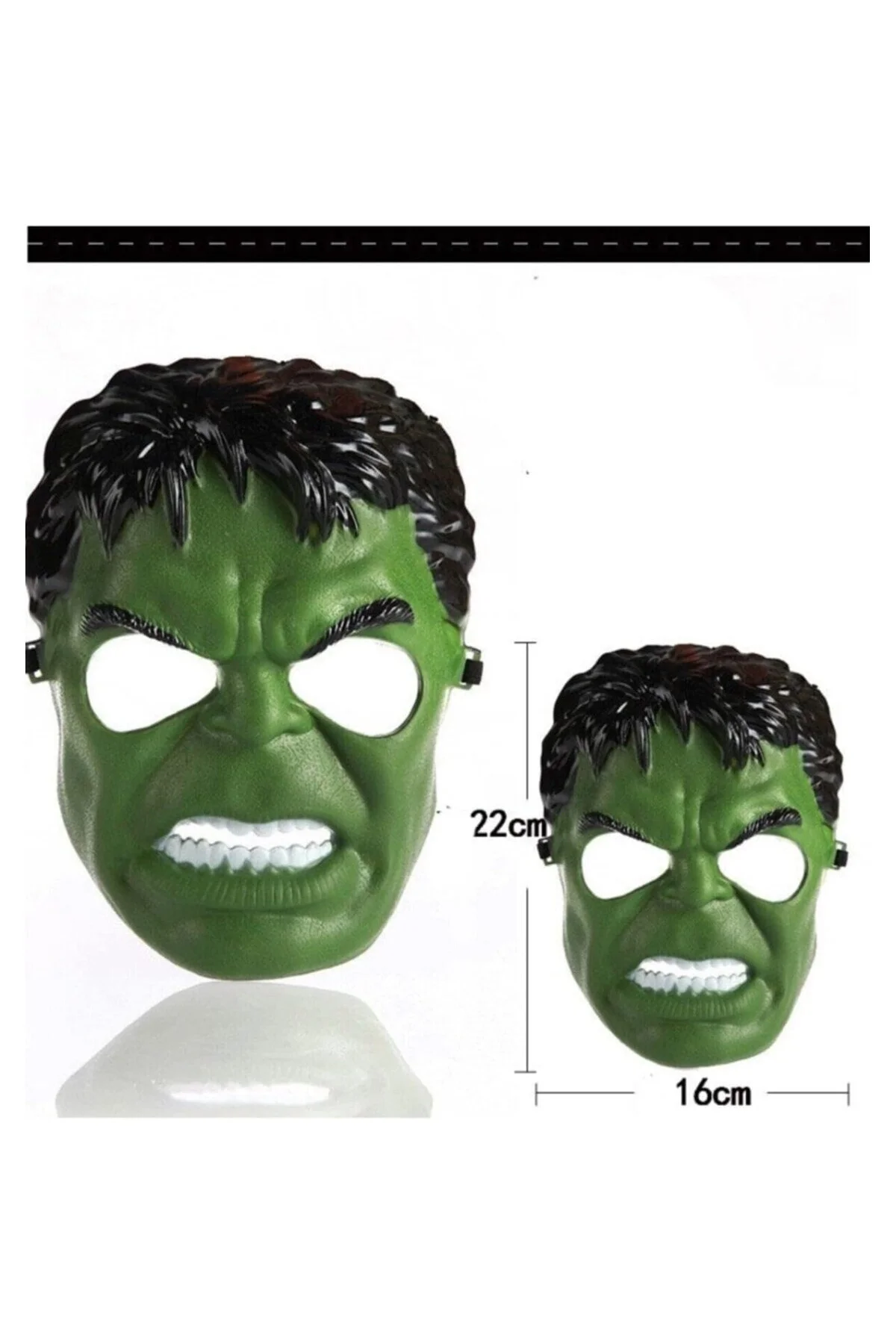 Tinky Winky Yeşil Renk Süper Kahraman Dev Adam Hulk Maskesi winky