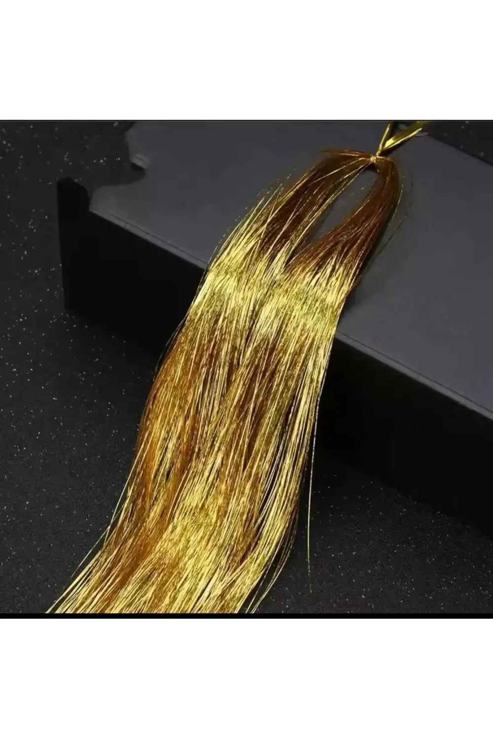 TİNSEL SAÇ SİMLİ IŞILTILI RENKLİ SAÇ AKSESUARI