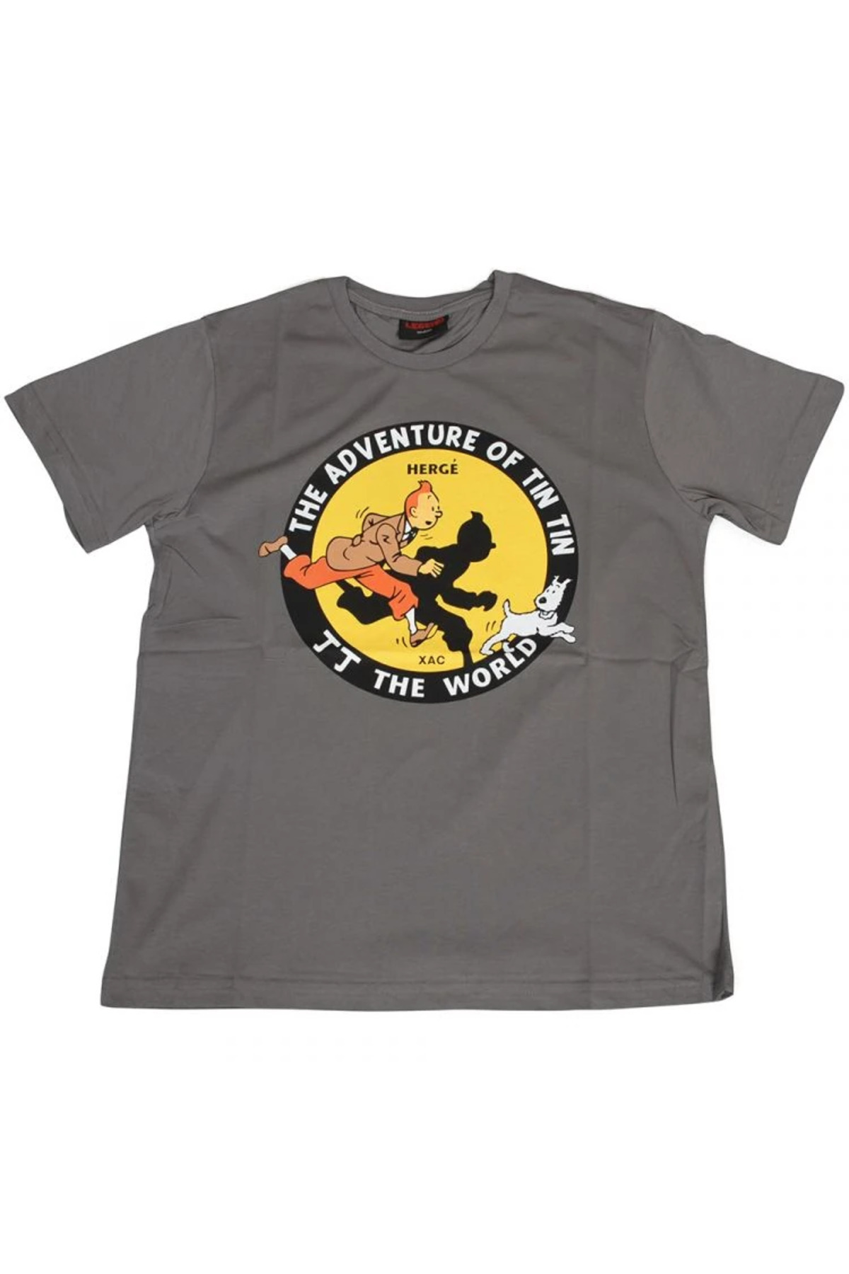 Tintin The Adventures Tişört Gri