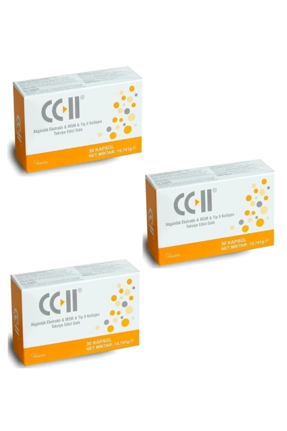 Tip 2 Kollajen 30 Kapsül 3'lü Paket