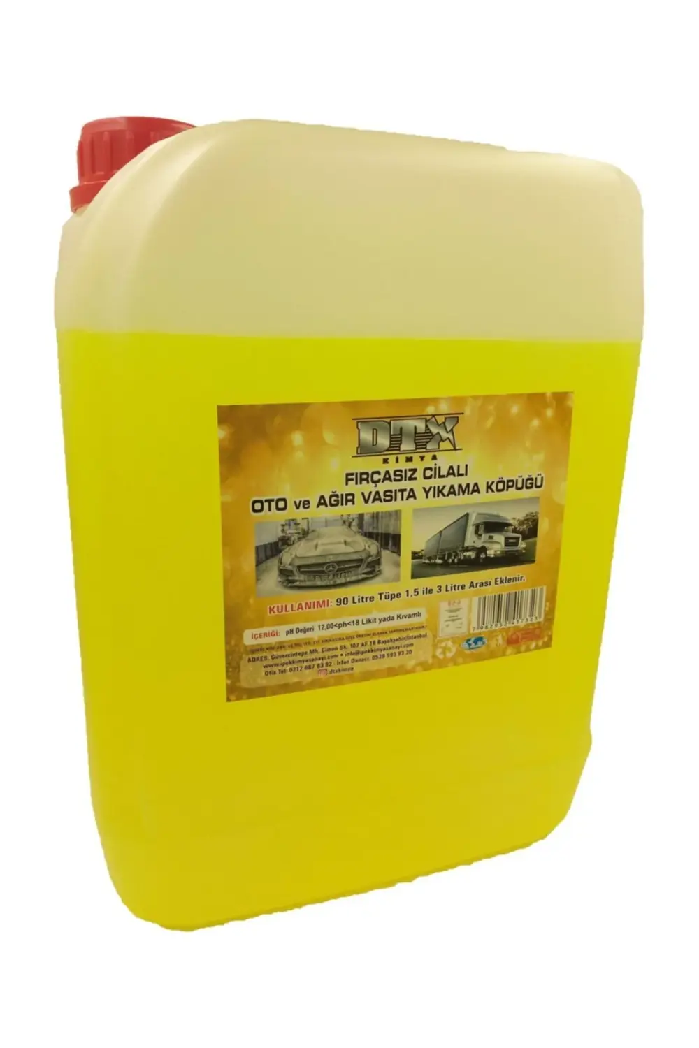 Tır Branda Yıkama Ilacı Fırçasız Cilalı 25 Litre