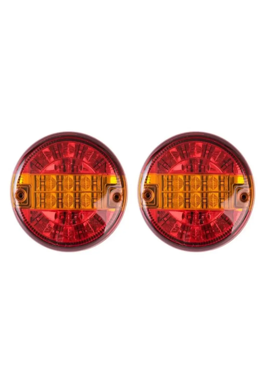 Tır Dorse Çekici Led Arka Stop Lambası 2 Adet 24 Volt Yuvarlak St