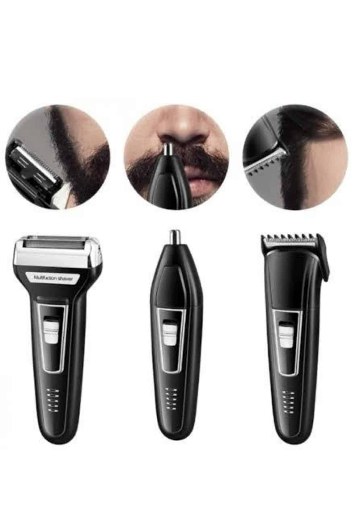 Tıraş Makinesi 3 Başlıklı T Başlıklı Hassas Ciltlere Özel Saç Sak