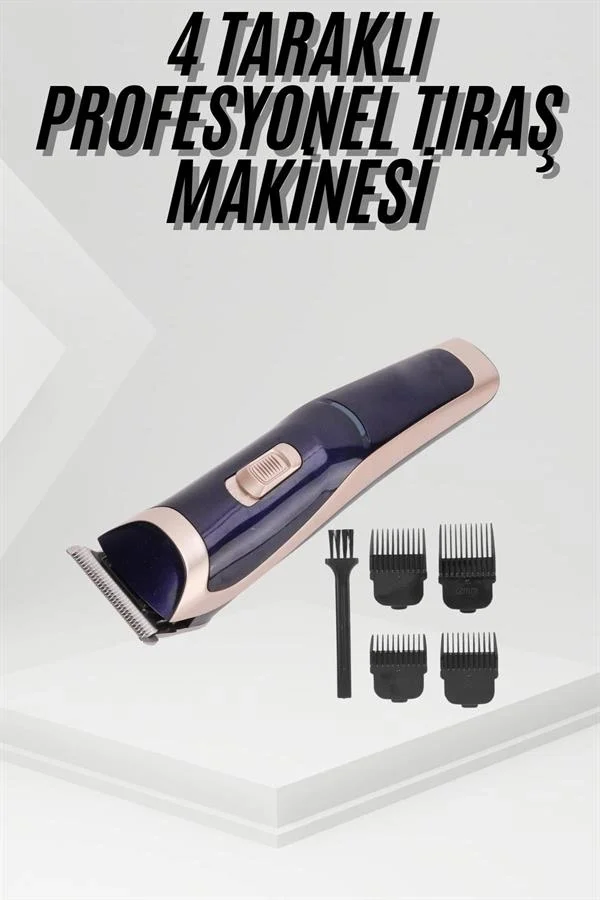 Tıraş Makinesi 4 Başlıklı Paslanmaz Çelik Bıçaklı Tüm Saç Tiplerine Uygun Tıraş Makinesi 4 Başlıklı Paslanmaz Çelik Bıçaklı Tüm Saç Tiplerine Uygun