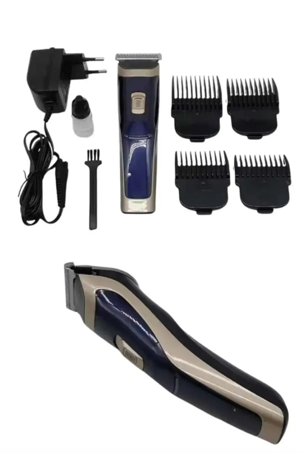 Tıraş Makinesi 4 Başlıklı Paslanmaz Çelik Bıçaklı Tüm Saç Tipleri