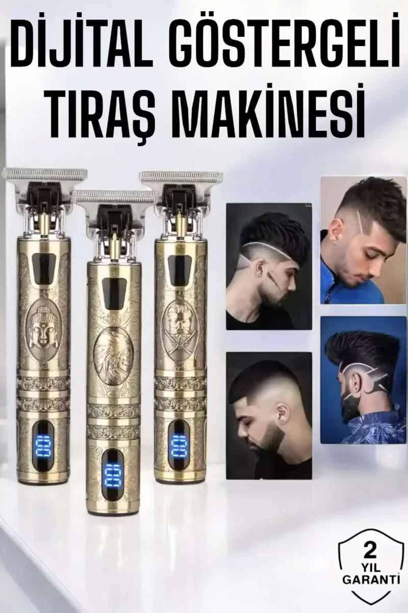 Tıraş Makinesi Çizik Tıraş Paslanmaz Çelik Uzun Ömürlü Şarjlı - Lisinya