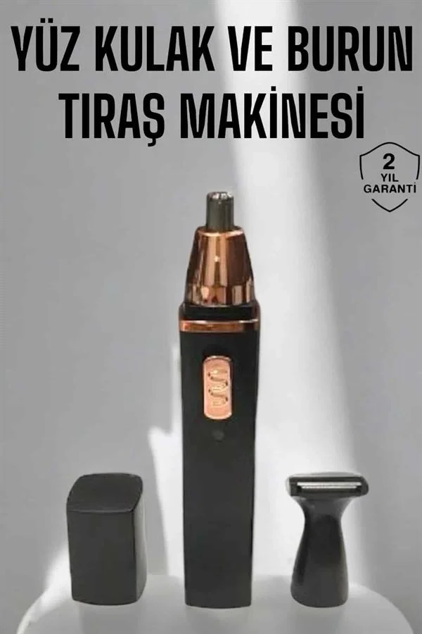 Tıraş Makinesi Kulak Burun ve Yüz Temizleyici Şarjlı Mini