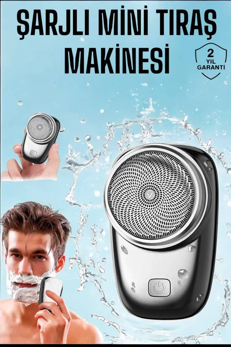 Tıraş Makinesi Mini Sıfır Sakal Yanak Tıraş Makinesi USB Şarjlı -