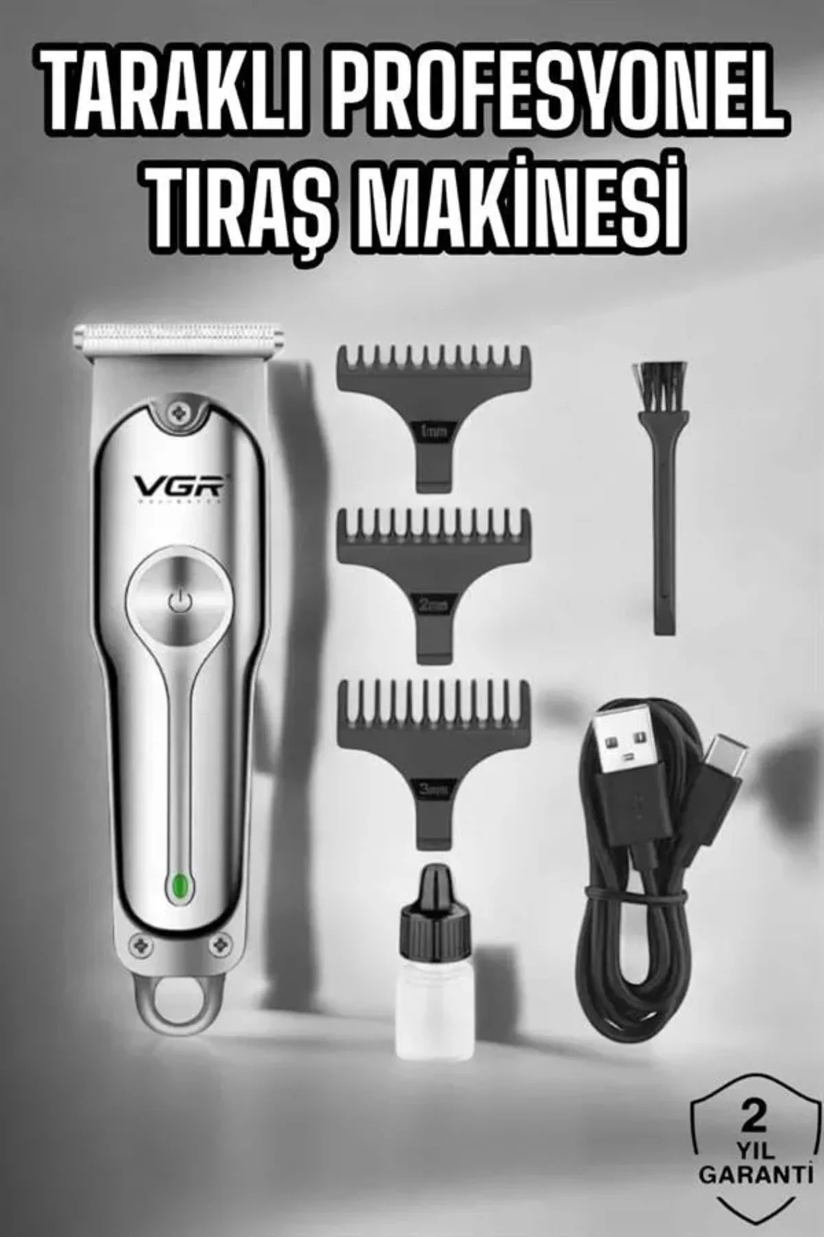 Tıraş Makinesi Paslanmaz Çelik Taraklı Güçlü Motor Tıraş Makinesi Paslanmaz Çelik Taraklı Güçlü Motor