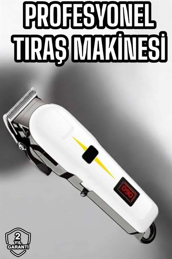 Tıraş Makinesi Profesyonel Saç Ve Sakal Kesme Milim Ayarlı Dijital Göstergeli Yeni Nesil