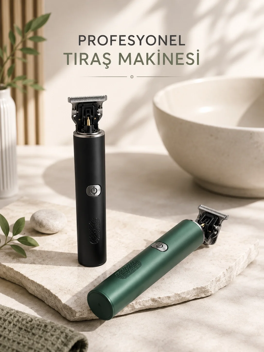 Tıraş Makinesi Saç Sakal Ense Çizim Ayarlanabilir Başlık
