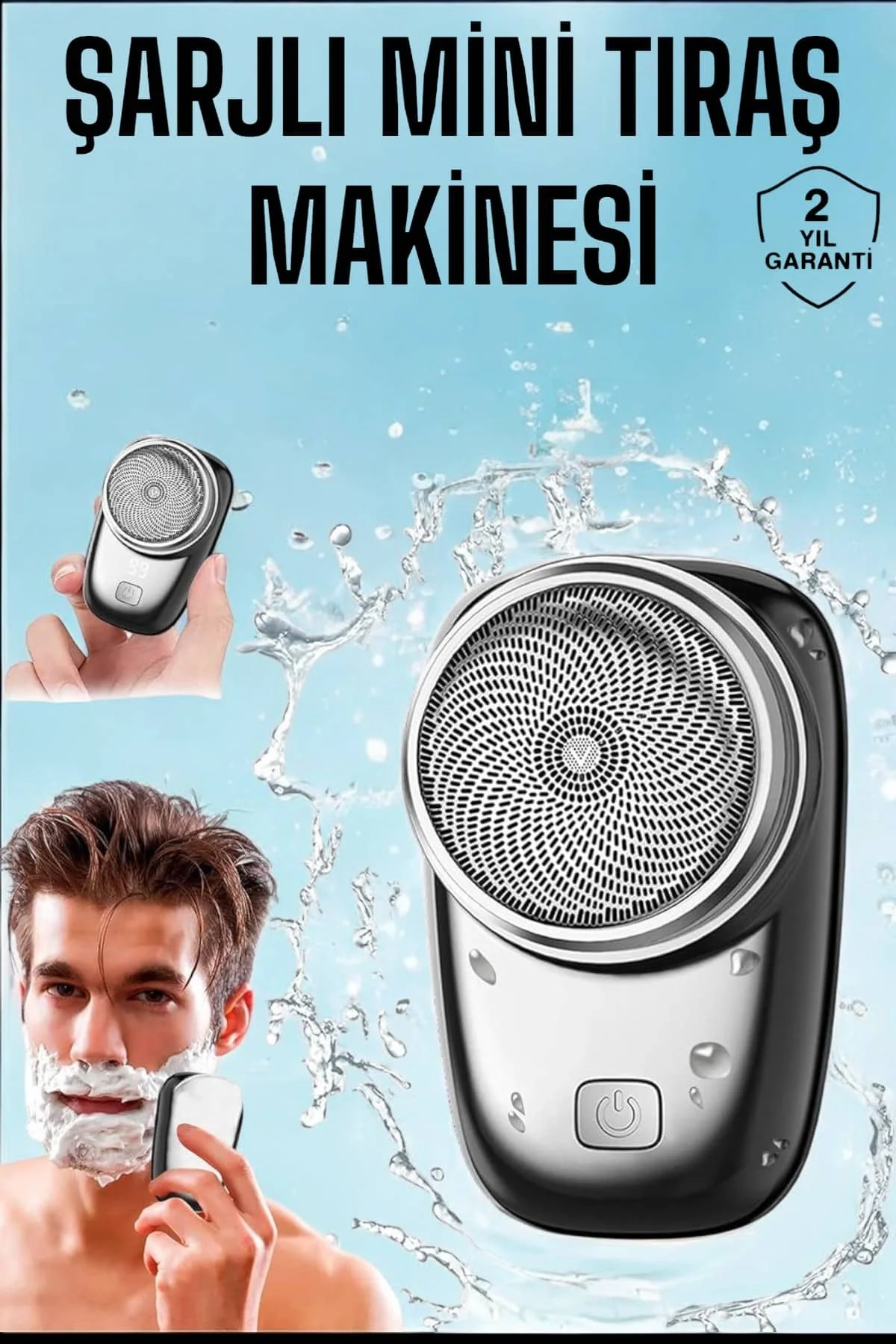 Tıraş Makinesi Sıfır Sinek Kaydı Tıraş Makinesi Şarjlı Kablosuz Taşınabilir