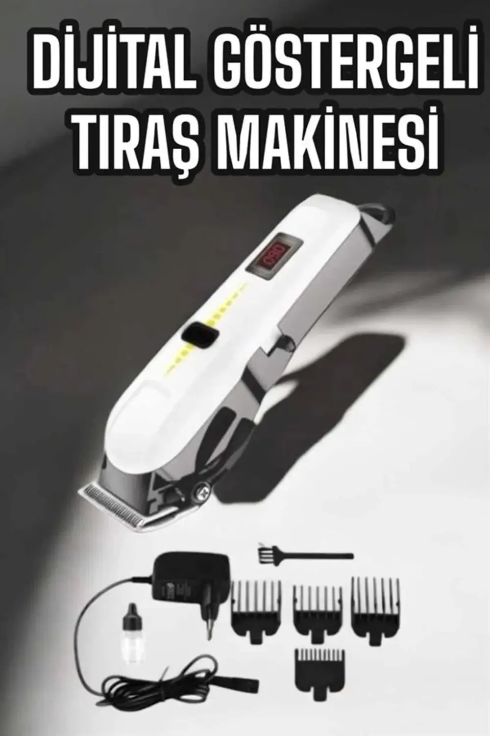 Tıraş Makinesi Uzun Ömürlü Batarya, Keskin Bıçaklar ve Profesyone