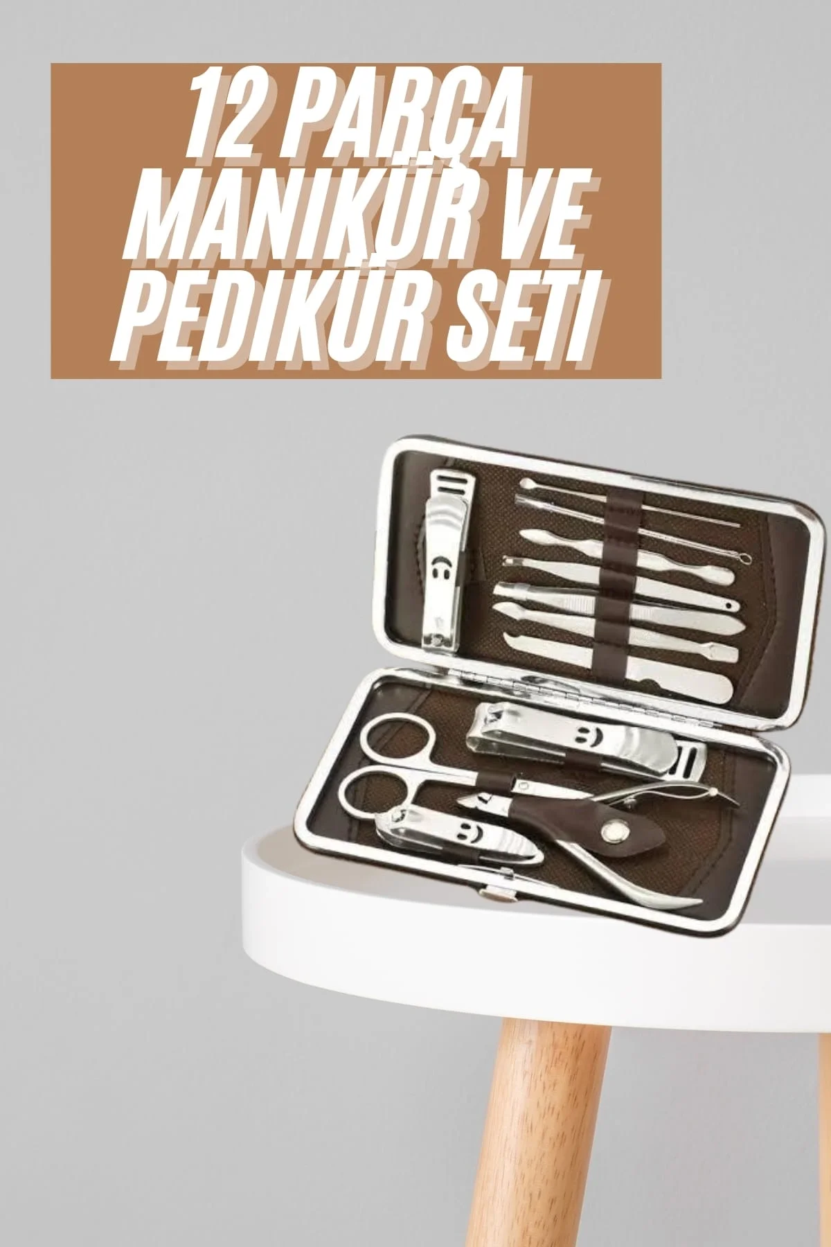 Tırnak Bakım Seti Tırnak Düzeltme Batık 12 Parça Çanta Tipi Manikür Pedikür Fiyatı, Yorumları ve Özellikleri
