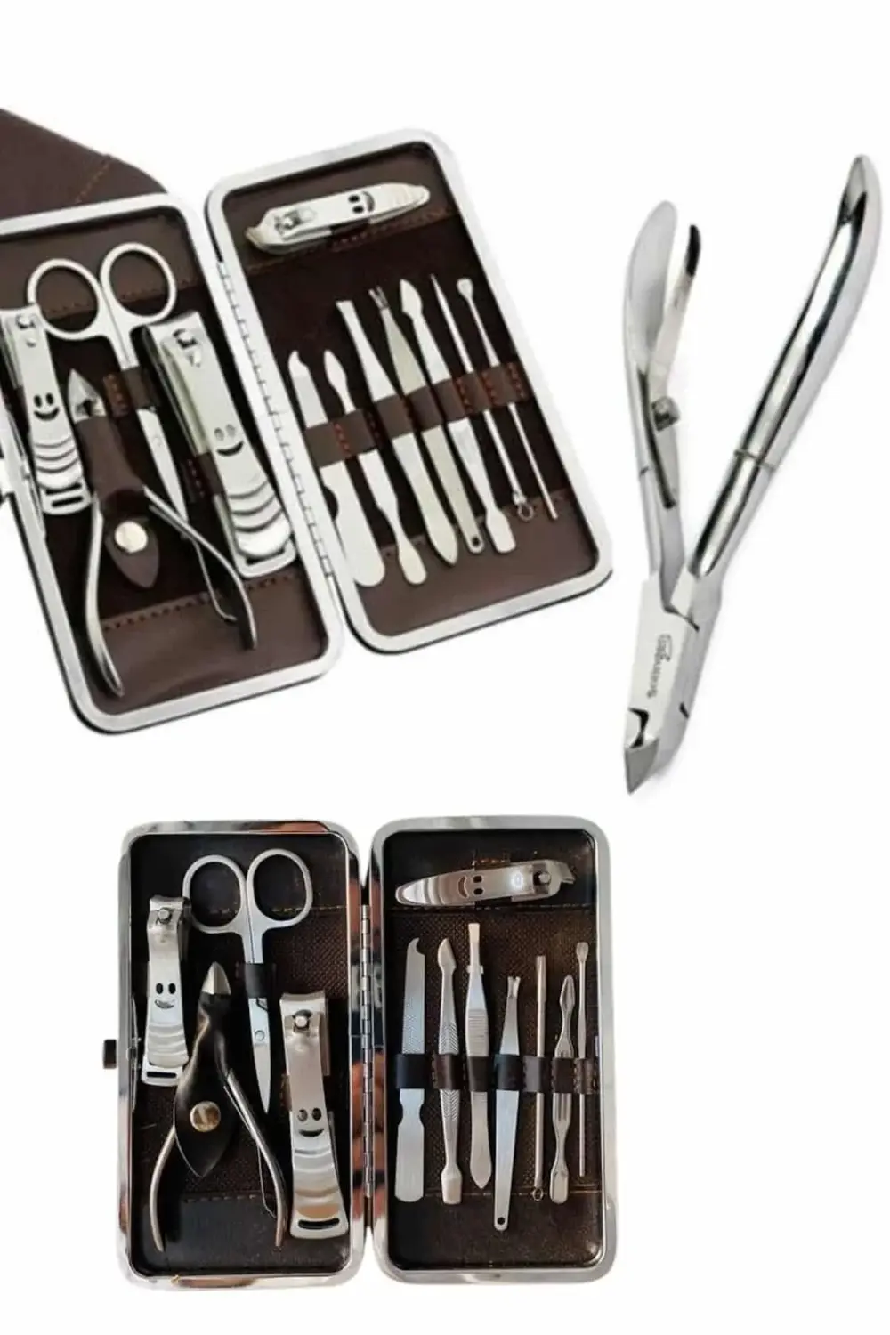 Tırnak Bakım Seti Tırnak Düzeltme Batık 12 Parça Çanta Tipi Manik