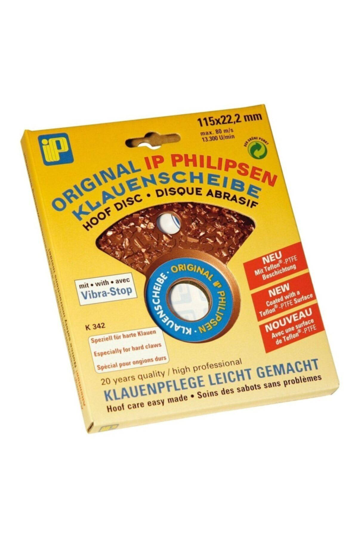 Kerbl Tırnak Kesme Diski Süper K342 Aşındırıcı-Yüksek Yoğunluk