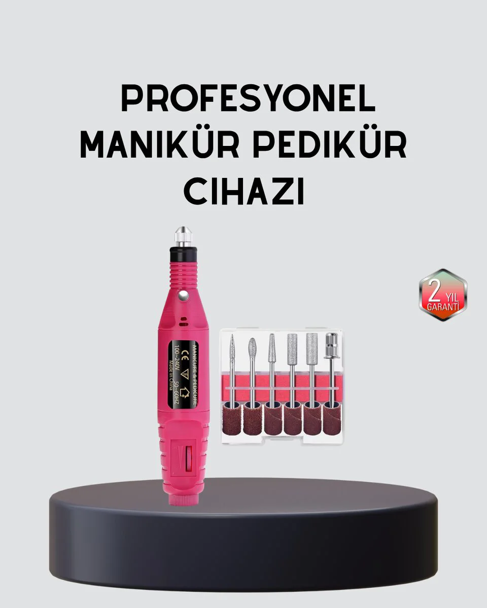 Tırnak Matkap Makinesi – Profesyonel Manikür Pedikür Cihazı, 99.000 RPM Ayarlanabilir Hız ve Sessiz Çalışma