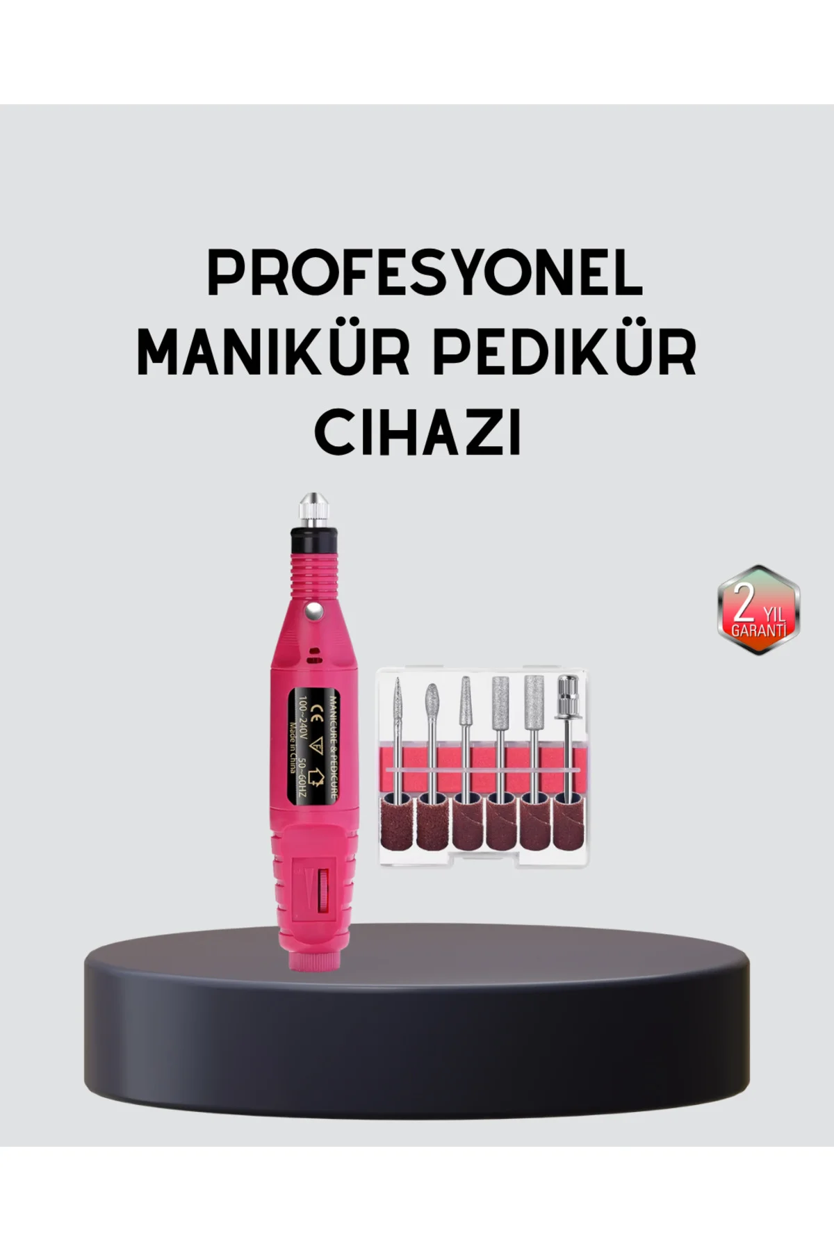 Tırnak Matkap Makinesi – Profesyonel Manikür Pedikür Cihazı, Ayar