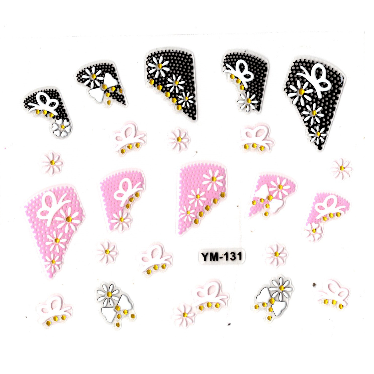 Tırnak Sticker, Tırnak Süsleme, Nail Art (ym-131) - 6X5 cm - Kele