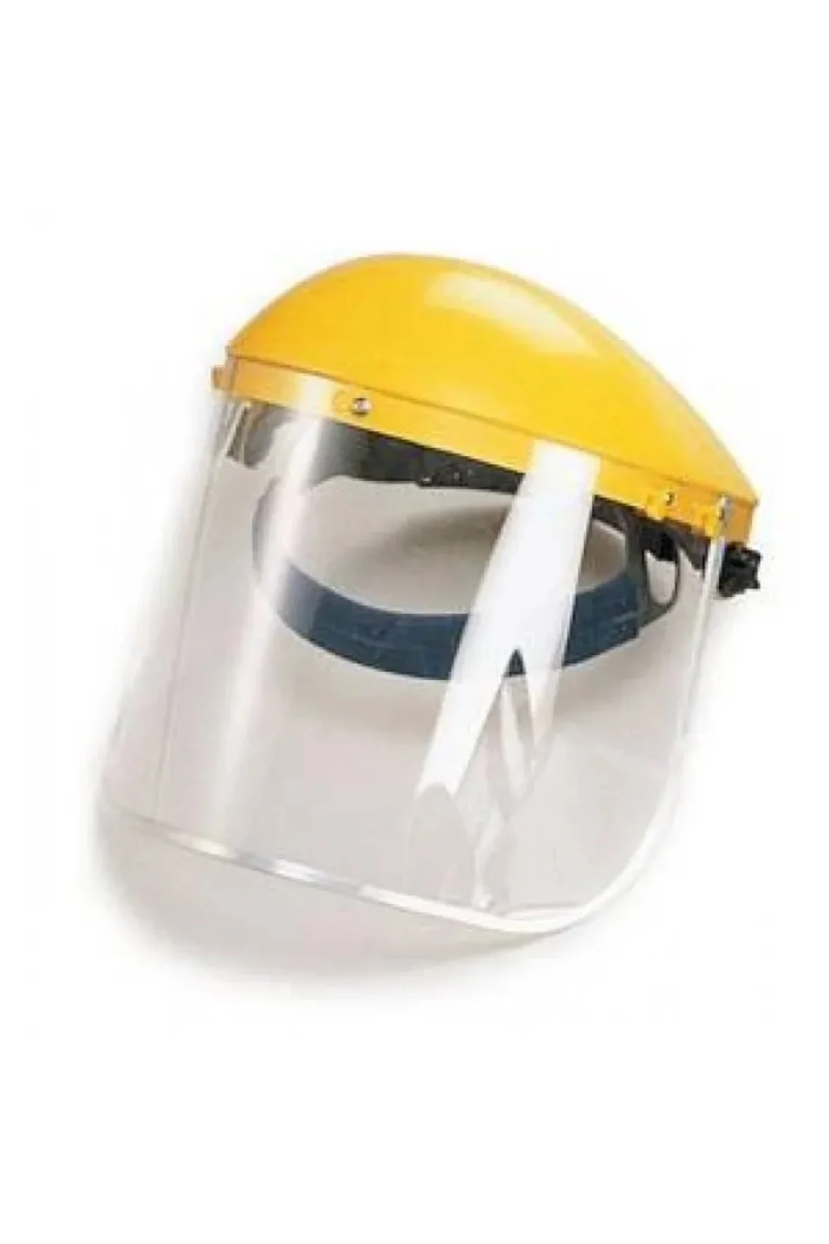 Tırpan Maskesi, Yüz Siperi - Şeffaf Camlı, Göz Ve Alın Korumalı