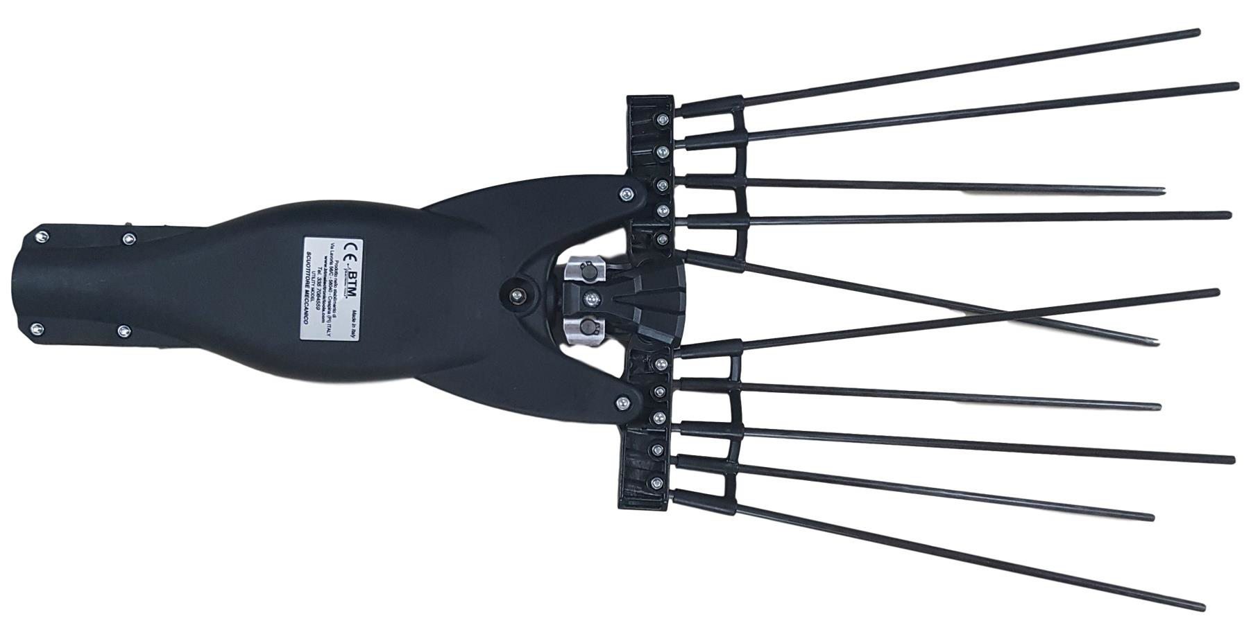 Tırpan Uyumlu Zeytin Hasat Makinası Taraklı Başlık Komple - Sırt 