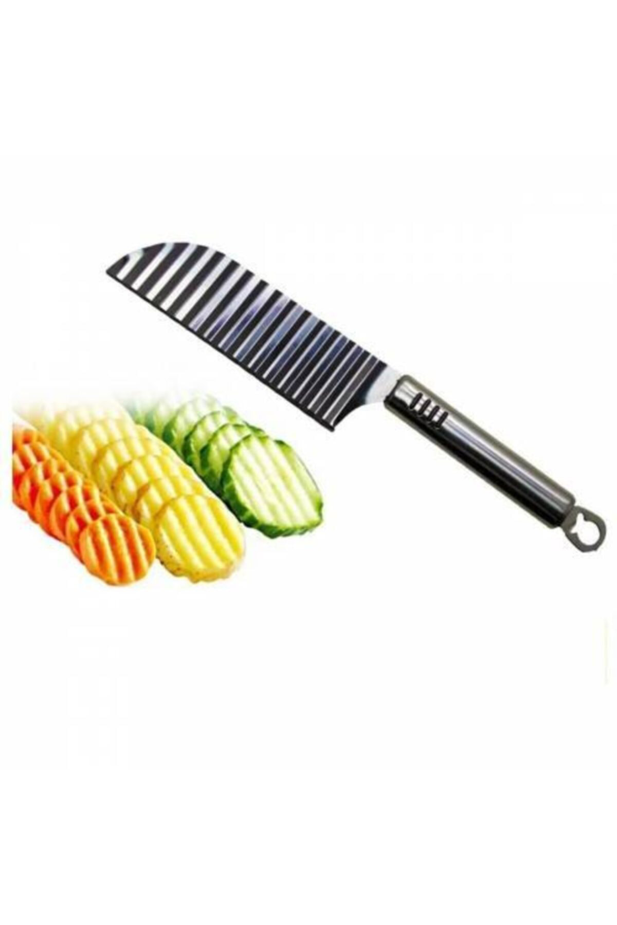 Lisinya Tırtıklı Patates Kesme Bıçağı - Şekilli Sebze Ve Meyve Dilimleyic