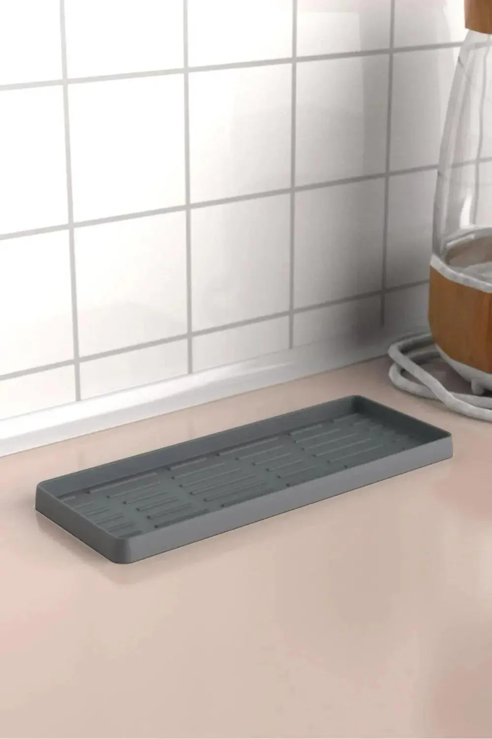 Tırtıklı Silikon Yağdanlık Altlığı Yağdanlık Standı Tutucu 0 - 24