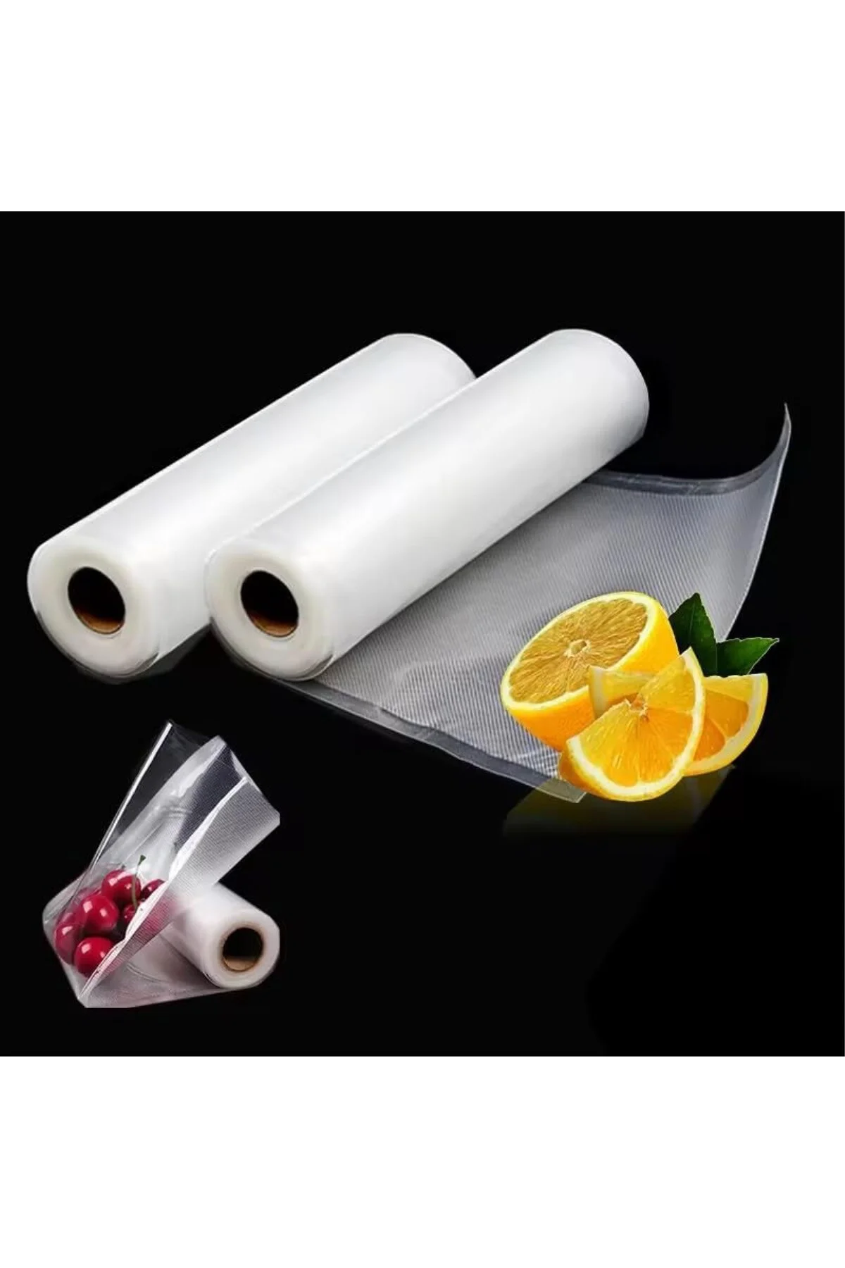 Tırtıklı Vakum Makinesi Poşeti Rulosu 1 Bobin (30X500)