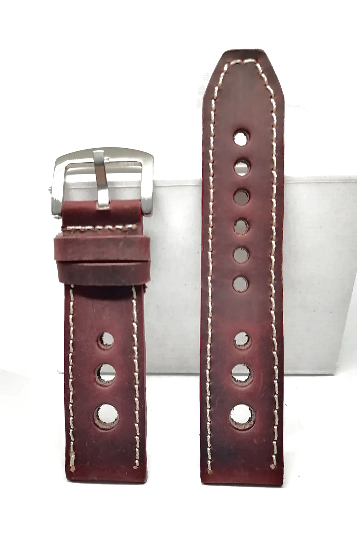 Tissot & Fossil & Panaray  Uyumlu Crayz Hakiki  Deri  24 mm  bord