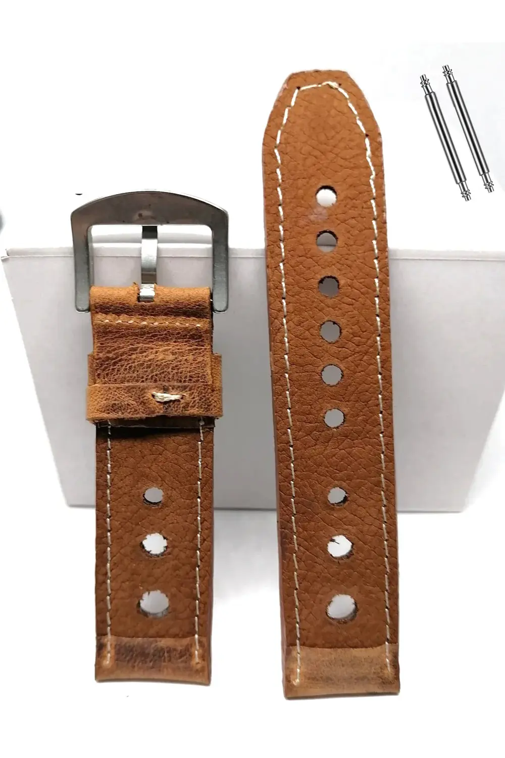 Tissot & Fossil & Panaray  Uyumlu Crayz Hakiki  Deri  24 mm   KOY