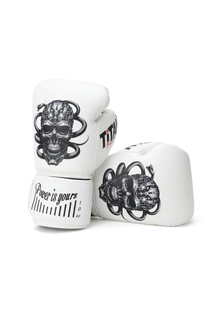 Titan Sport Titan Sport Beyaz Yilanli Robot Kurukafa Desenli Fgr Model-2 Boks