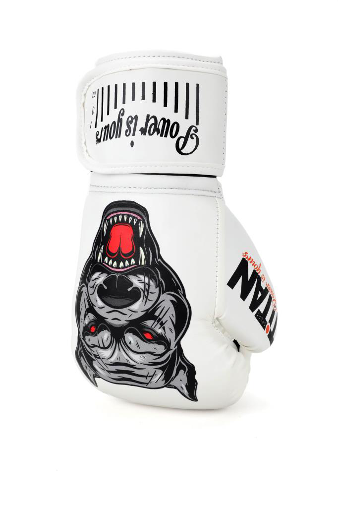 Titan Sport Titan Sport Beyaz Pitbull (Siyah) Desenli Set Fgr Model-7 Boks El