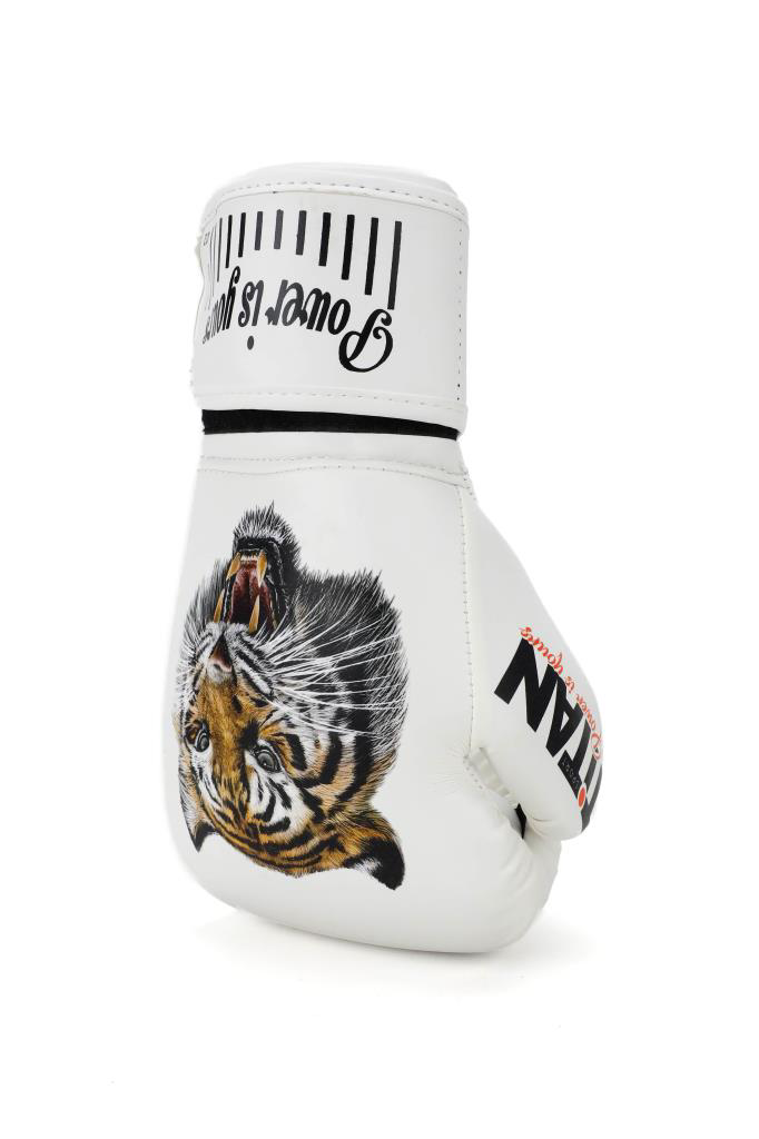 Titan Sport Titan Sport Beyaz Orjinal Kaplan Desenli Set Fgr Model-13 Boks El