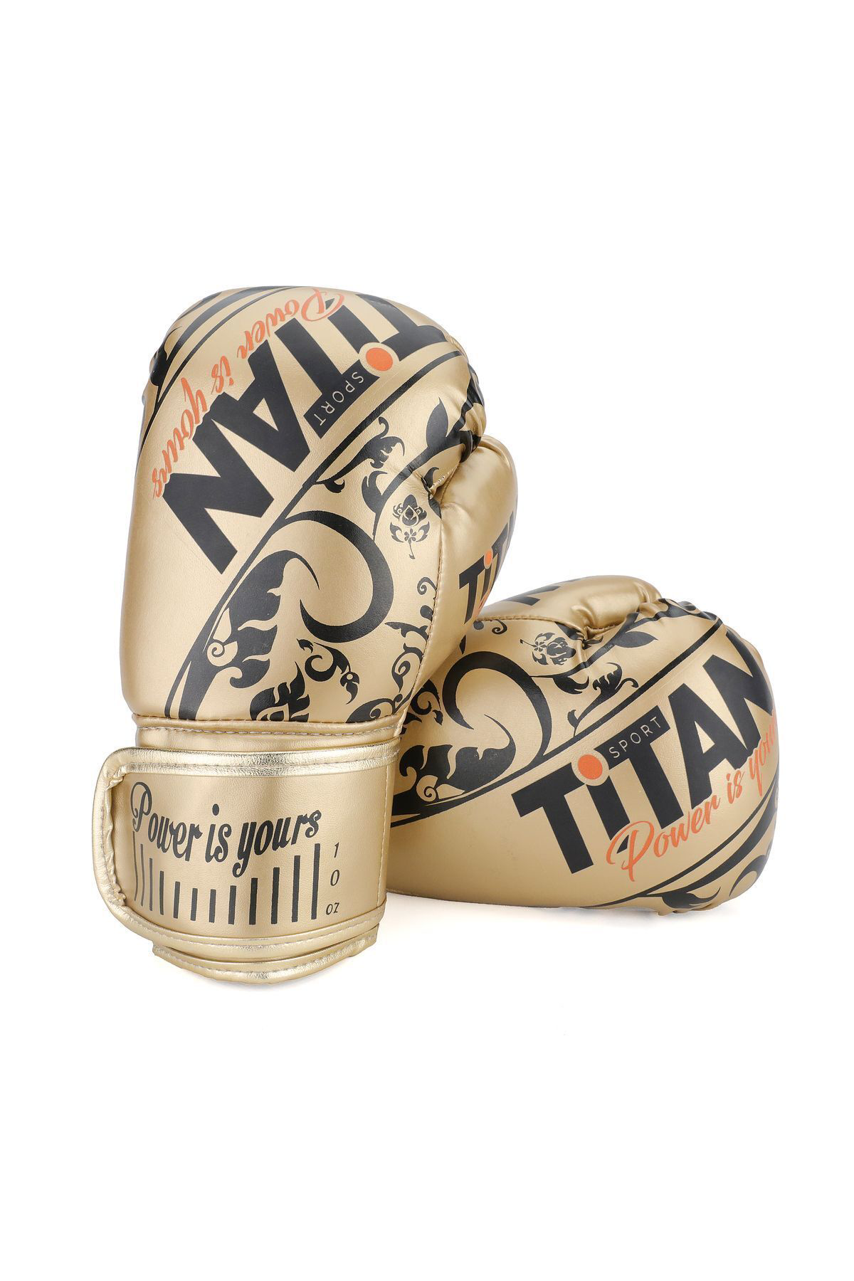 Titan Sport Titan Sport Gold Serisi İşlemeli Boks Eldiveni 12 Oz