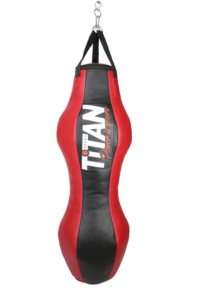 Titan Sport  Mma Şekilli Kirmizi - Siyah Boks Torbasi