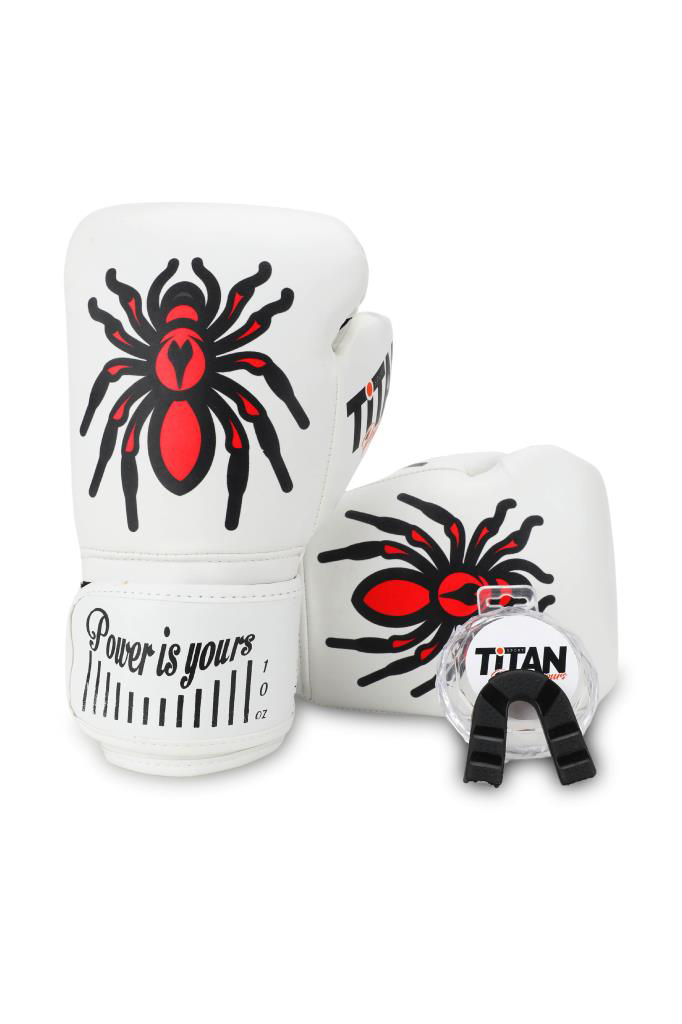 Titan Sport Titan Sport Örümcek Desenli Set Fgr Model-17 Boks Eldiveni