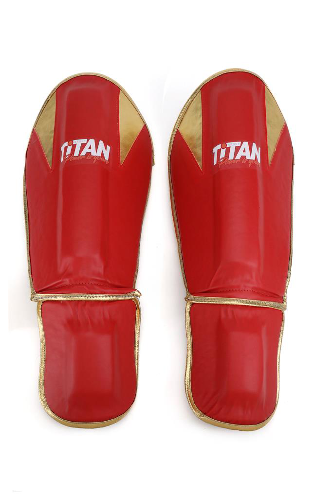 Titan Sport  Parlak Kirmizi - Altin (Gold) Muay Thai, Kick Boks Ka