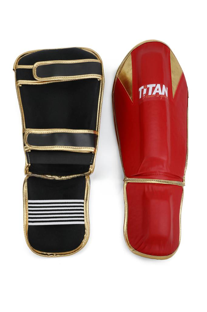 Titan Sport  Parlak Kirmizi - Altin (Gold) Muay Thai, Kick Boks Ka