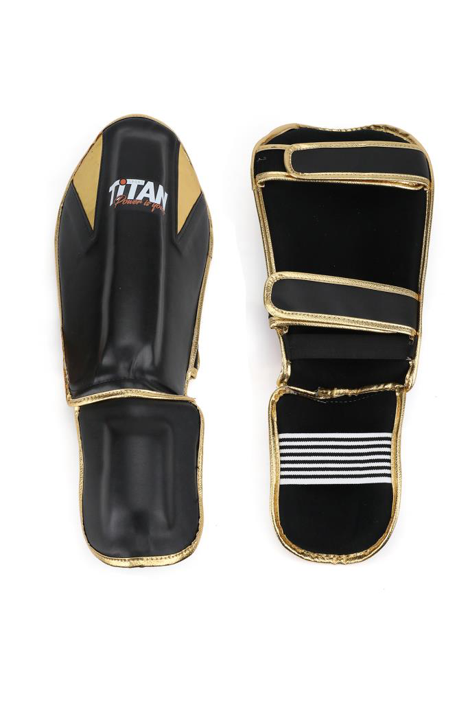 Titan Sport  Parlak Siyah-Altin(Gold) Muay Thai, Kick Boks Kaval K