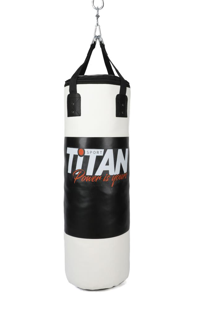 Titan Sport  Siyah-Beyaz Boks Kum Torbasi