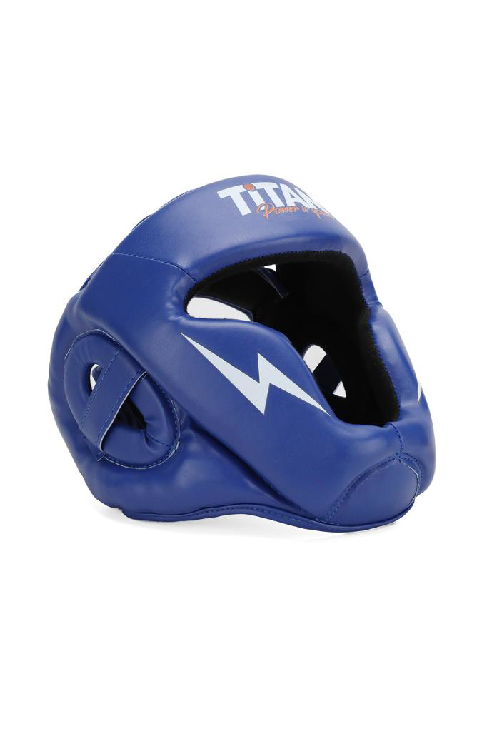 Titan Sport  Yüz Korumali Boks Kaski , Koyu Mavi Model