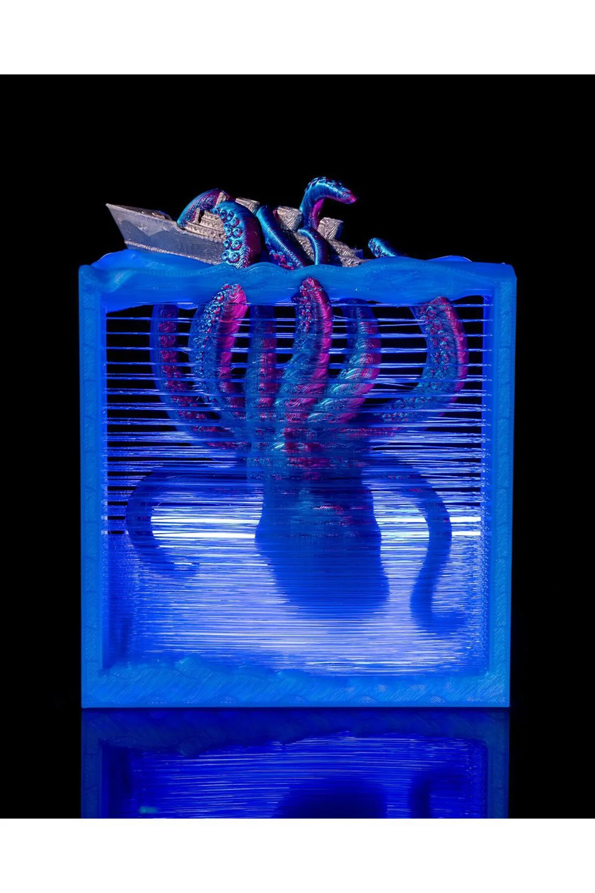Titanic Gemi Enkazı Kraken Boyutlu Dekoratif Obje 16CM