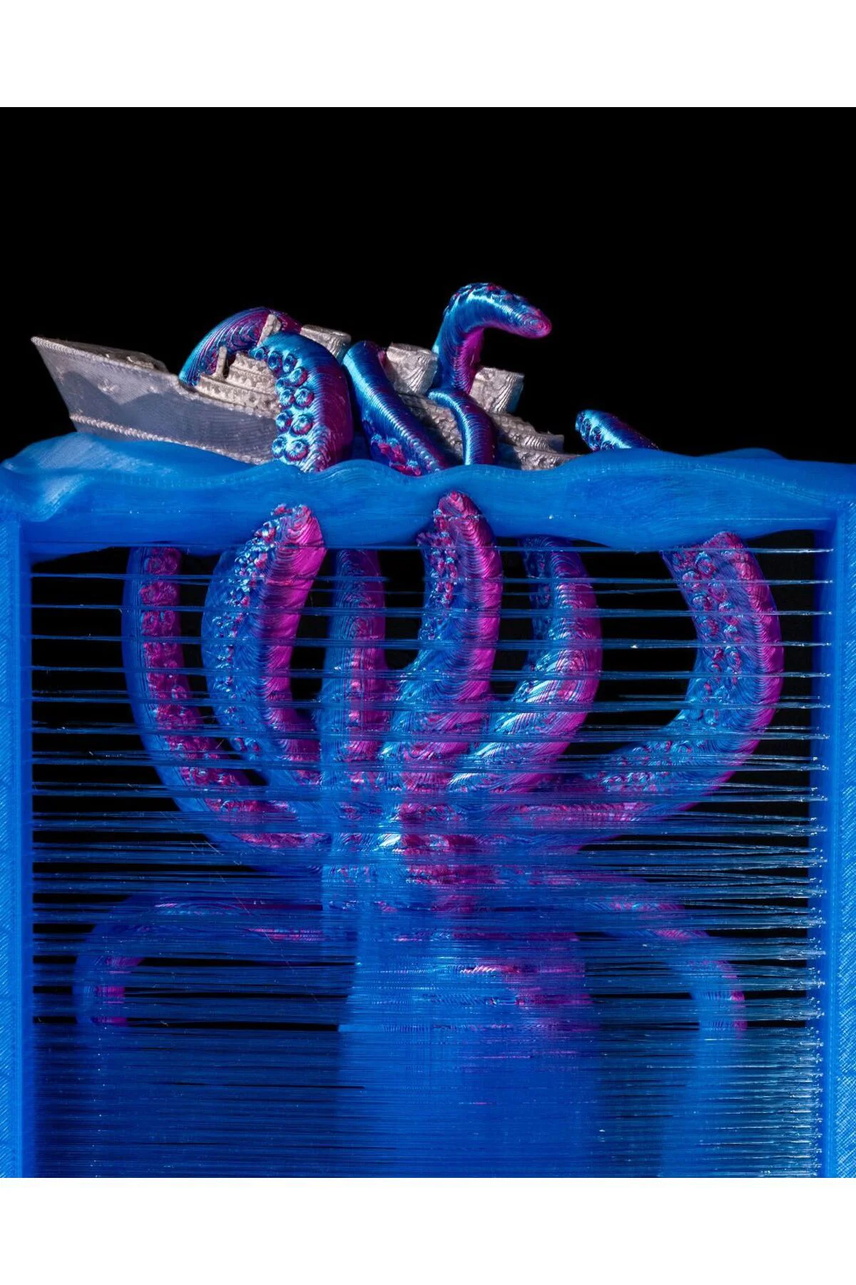 Titanic Gemi Enkazı Kraken Boyutlu Dekoratif Obje 16CM