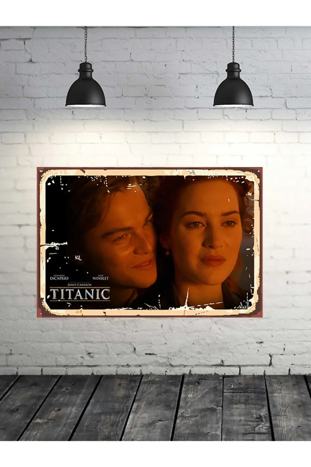 Titanic Tasarımlı 20x30 Cm Ahşap Poster
