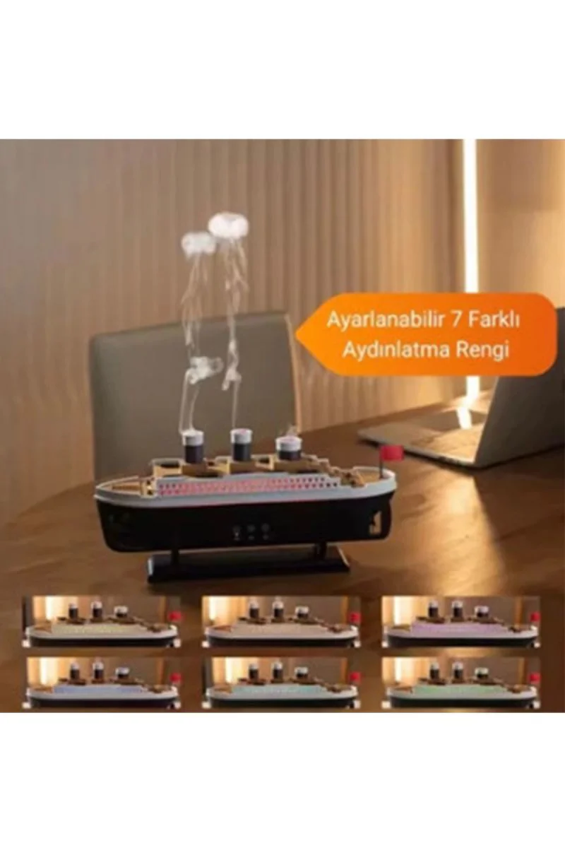 Titanik Gemi Hava Nemlendirici – Işıklı, Kumandalı, Sessiz Buhar Makinesi Fiyatı, Yorumları ve Özellikleri