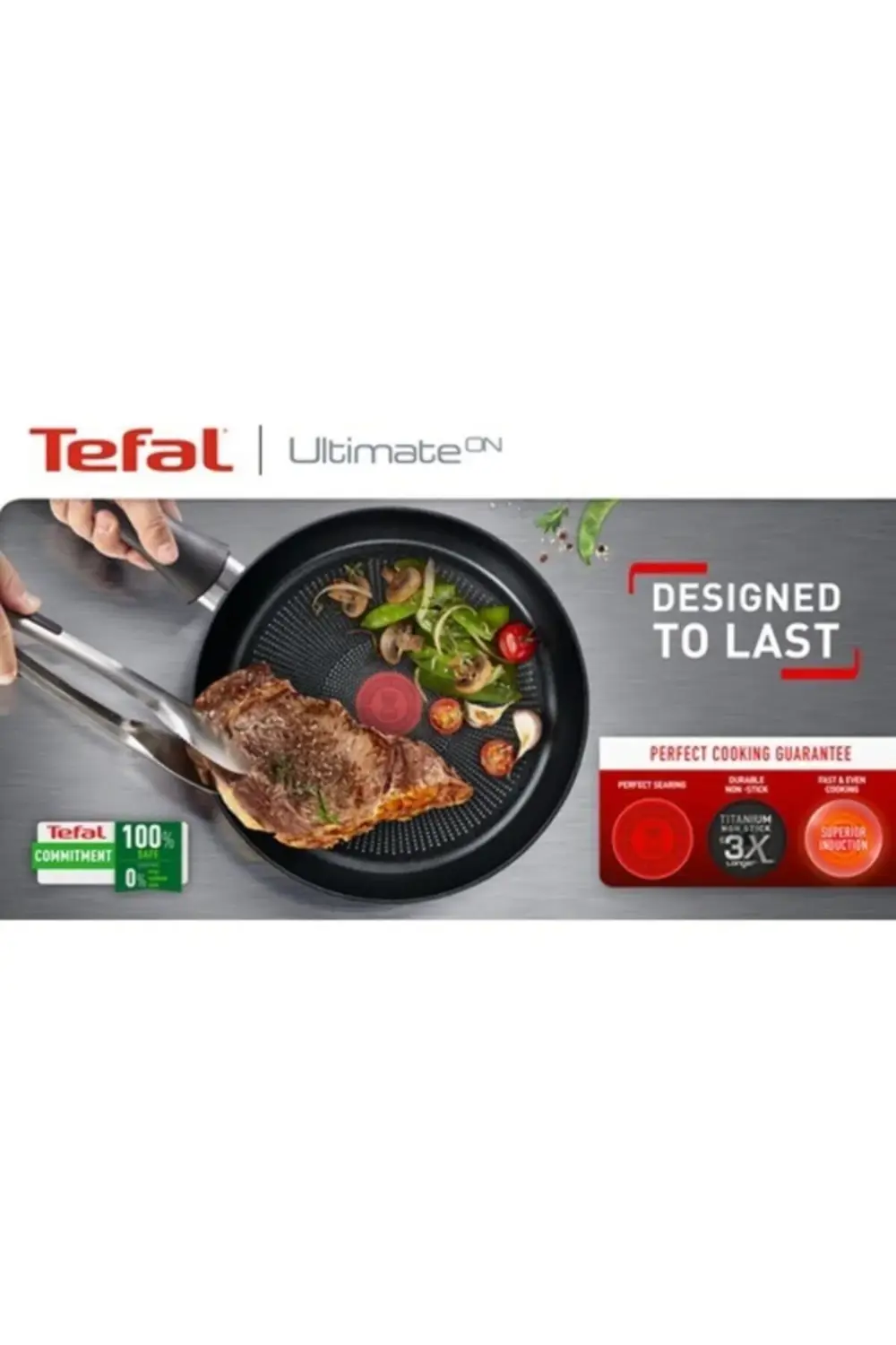 Titanyum 3x Ultimate One Indüksiyon Tabanlı 25 Cm Krep Tava